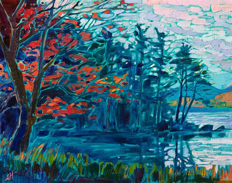 Erin Hanson painting East Coast Maple
