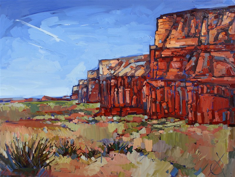 Utah Buttes Erin Hanson Contemporary Impressionism Art Gallery in