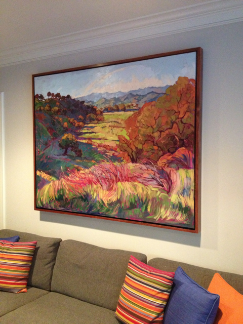 Another Erin Hanson painting on display