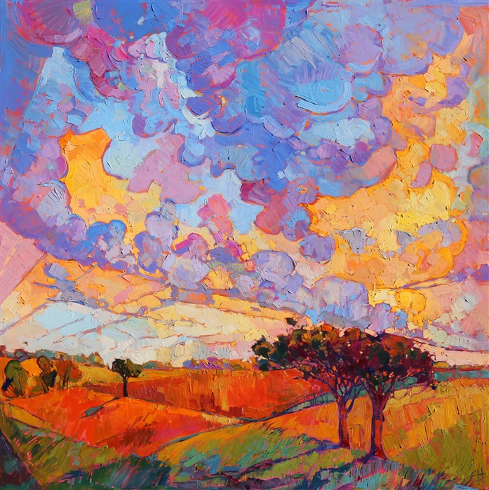 Cloudscape - Contemporary Impressionism Paintings by Erin Hanson