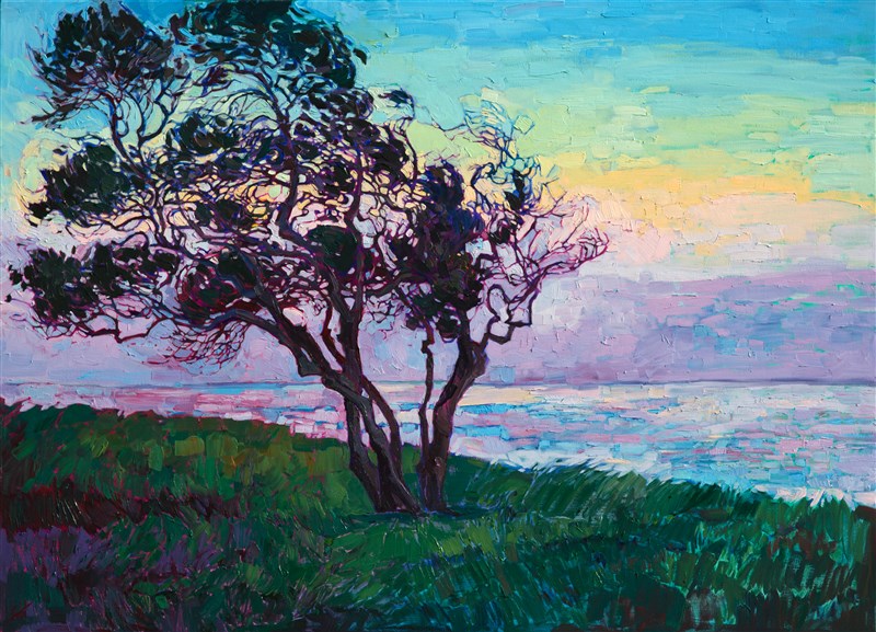 Coastal Dawn - Contemporary Impressionism | Landscape Oil ...