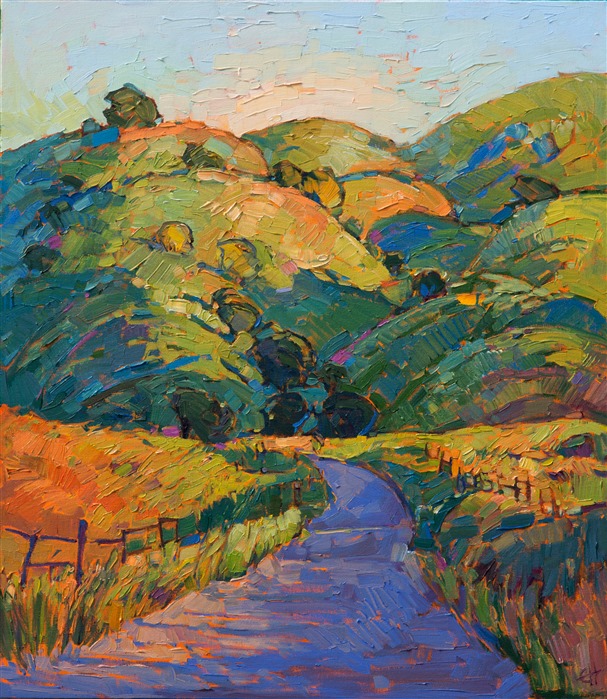 Dawning Hills - Erin Hanson Contemporary Impressionism Art Gallery in