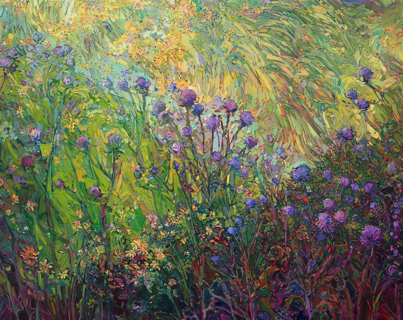 Field of Blooms - Erin Hanson Contemporary Impressionism Art Gallery in ...