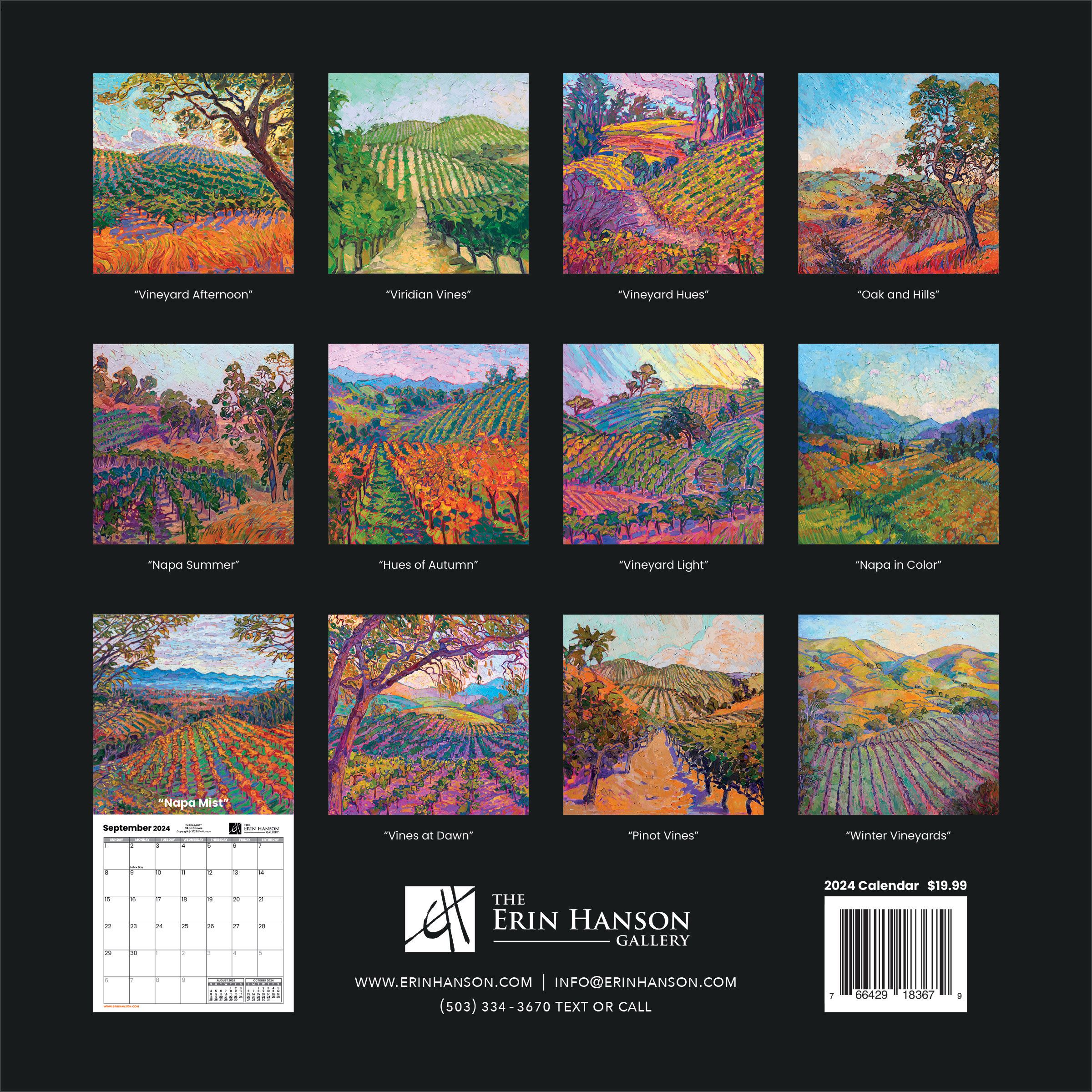 2024 Wall Calendar Wine Country   2023 EH CALENDAR WINE COUNTRY 15 2500w 