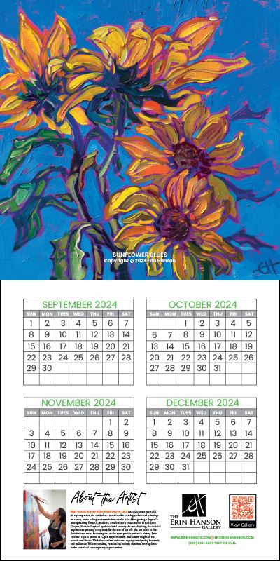 2025 Wall Calendar - Blooms and Wildflowers Image 5