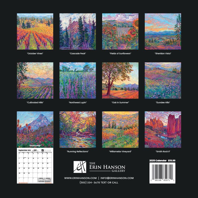 2025 Wall Calendar - Pacific Northwest Image 1