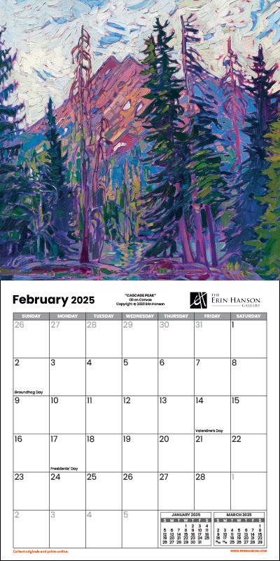 2025 Wall Calendar - Pacific Northwest Image 3