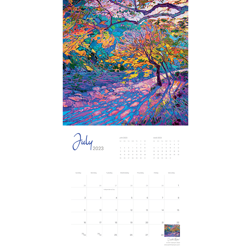 2023 Wall Calendar - Autumn Leaves