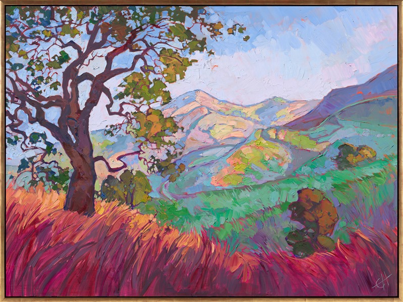 Rolling Hills - Contemporary Impressionism Paintings by Erin Hanson