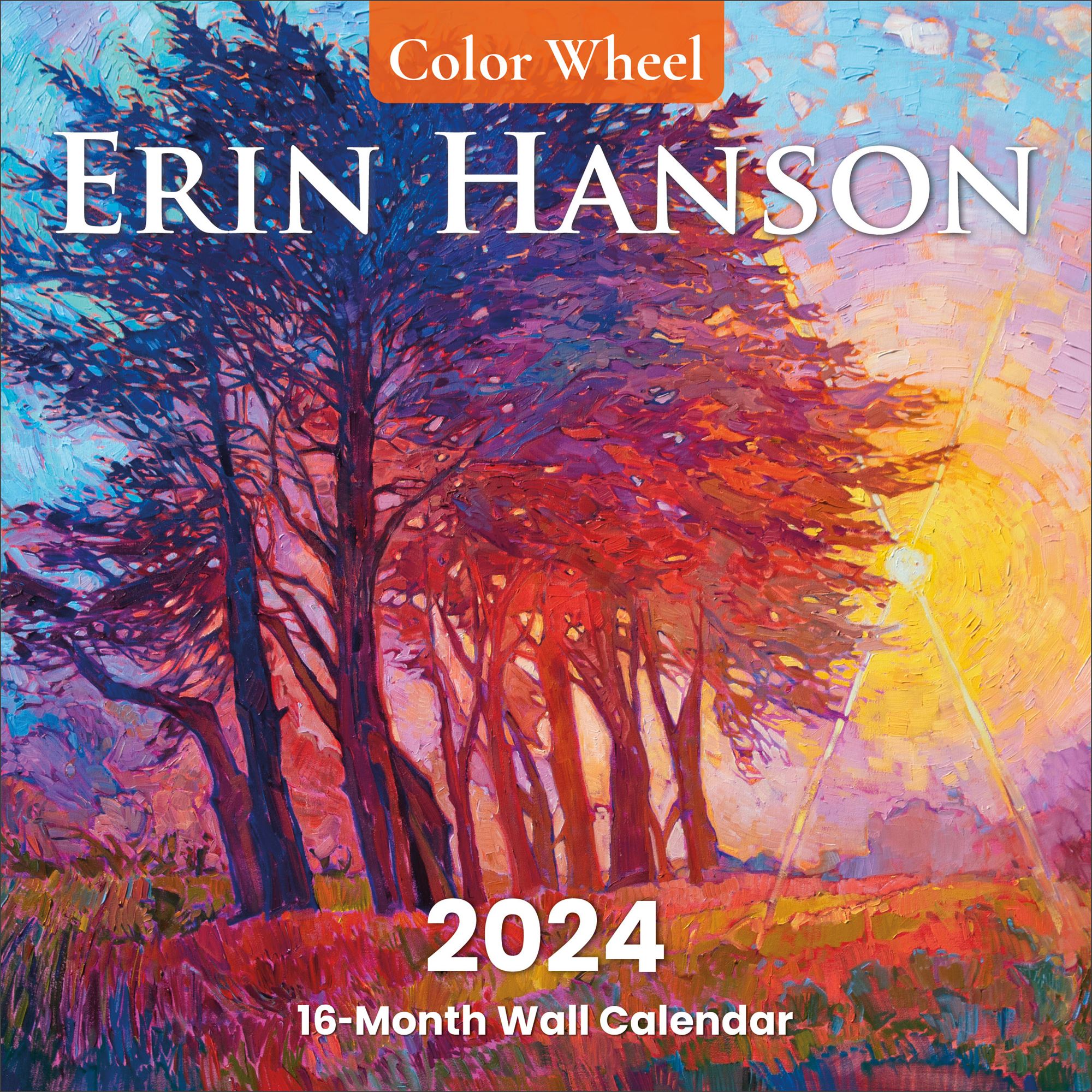 2024 Wall Calendar Color Wheel